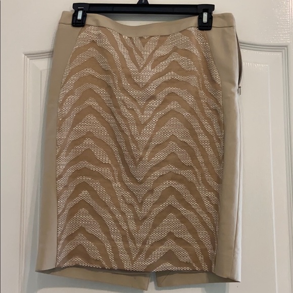 The Limited Tan Zebra Print Skirt - Picture 1 of 3